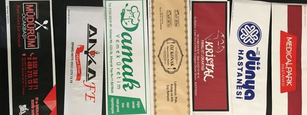 VAN TEK KULLANIMLIK YEMEK ÜRÜNLERİ PAKETLEME BASKI AMBALAJ